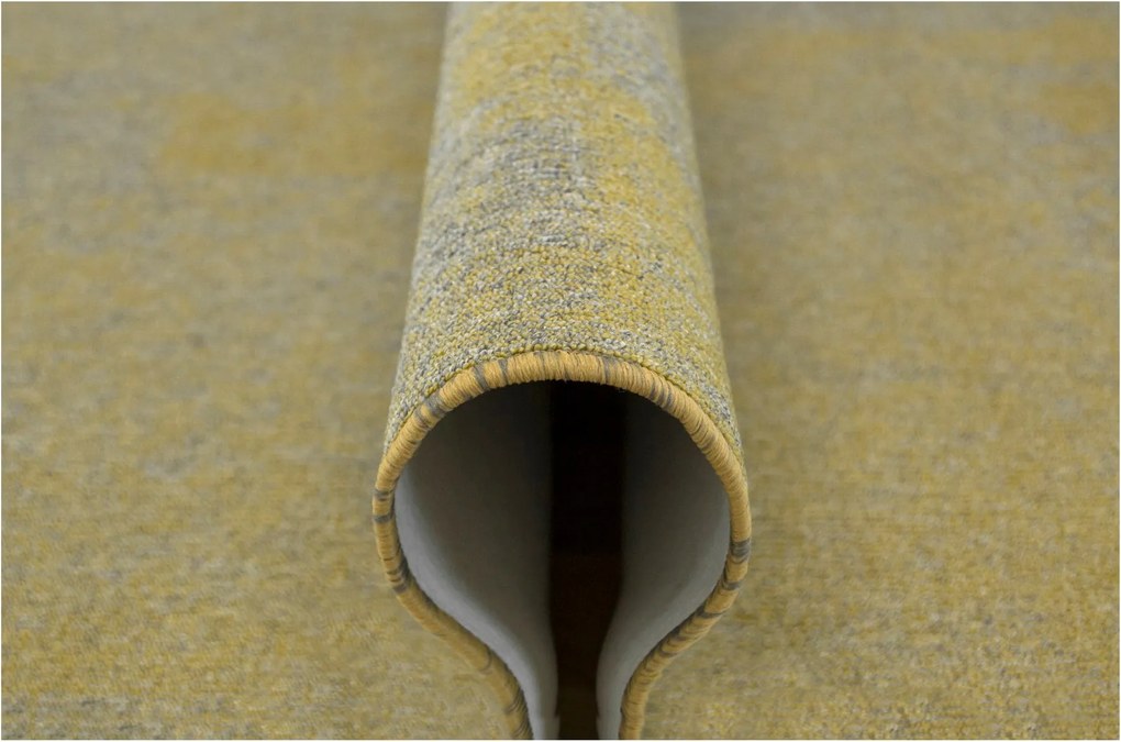 Nappali Szőnyeg Szürke Sárga Hurok Finom Hurok Serenity 350x400 cm