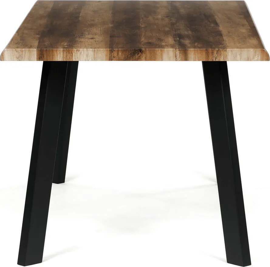 Étkezőasztal 160 × 90 cm MDF öreg fa OLW