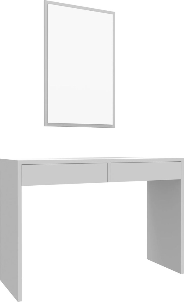 Astral kozmetikai fésülködőasztal fehér, Ufc tükörrel