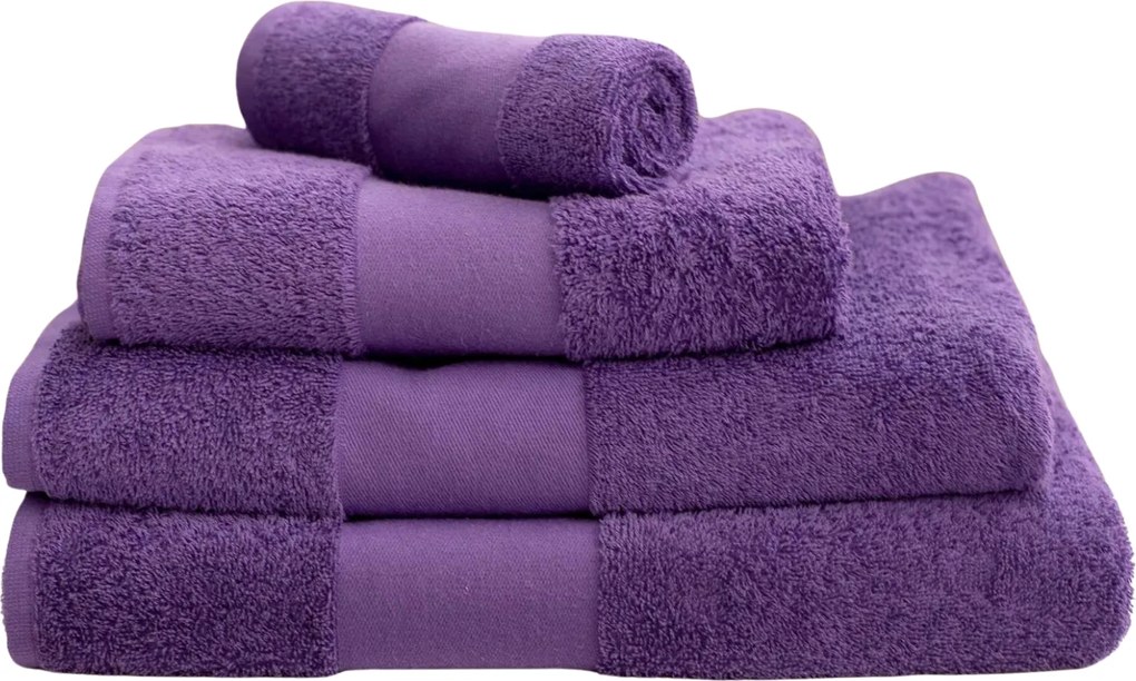 Frottír törölköző Pamut 450g 50 Szín 50x100 Lila