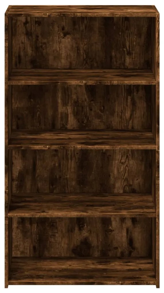 füstös tölgy színű szerelt fa magasszekrény 70 x 41 x 124 cm