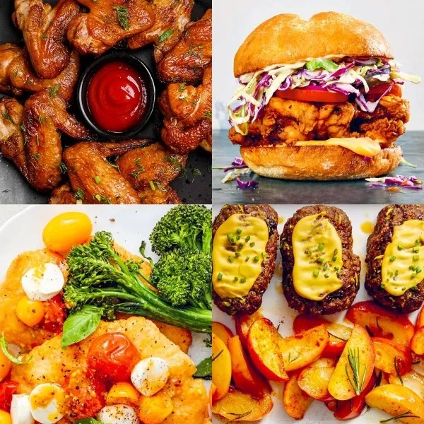 TESLA Electronics AirCook - Többfunkciós digitális forró levegős sütő 11 l 2000W/230V