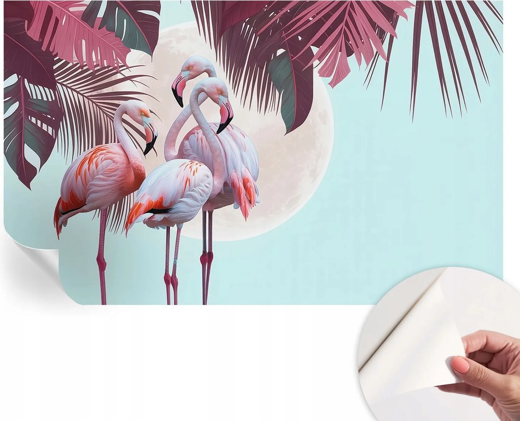 Dekoratív Öntapadós Tapéta Divatos Minták Egzotikus madarak 416x254 cm