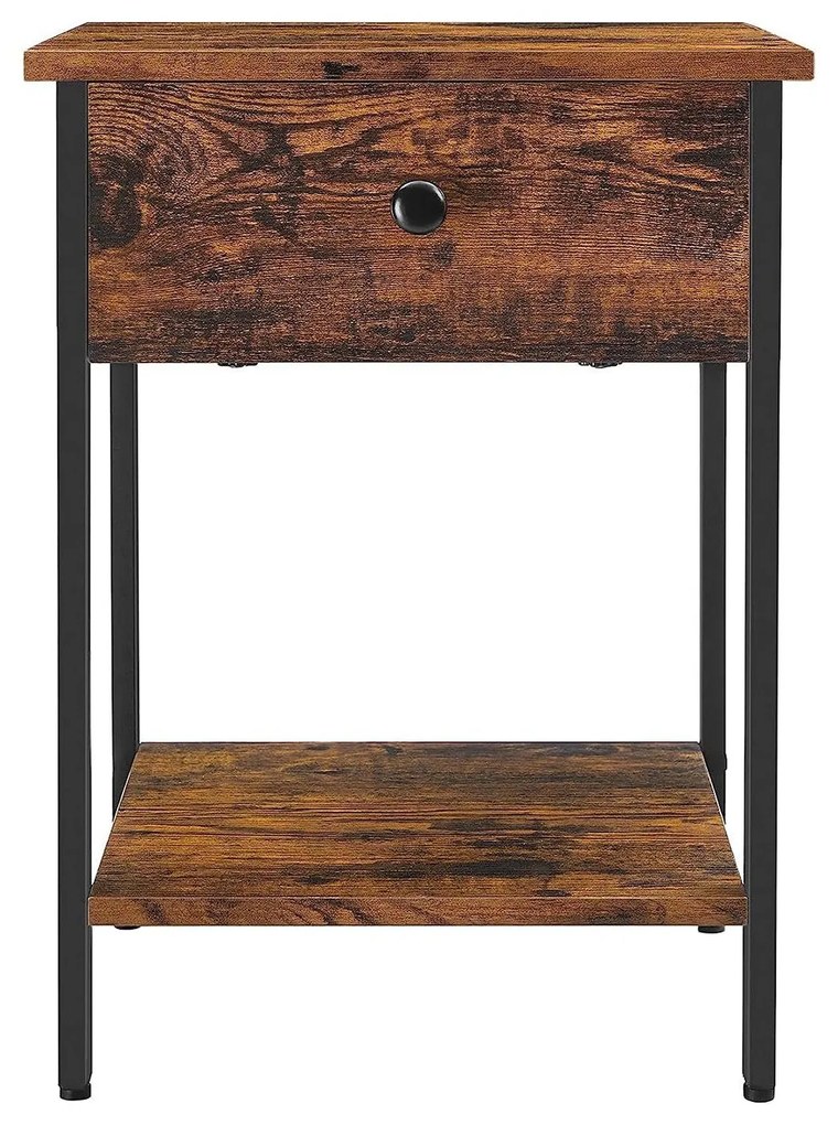 Éjjeliszekrény, oldalasztal fiókkal és polccal 40 x 55 x 40 cm