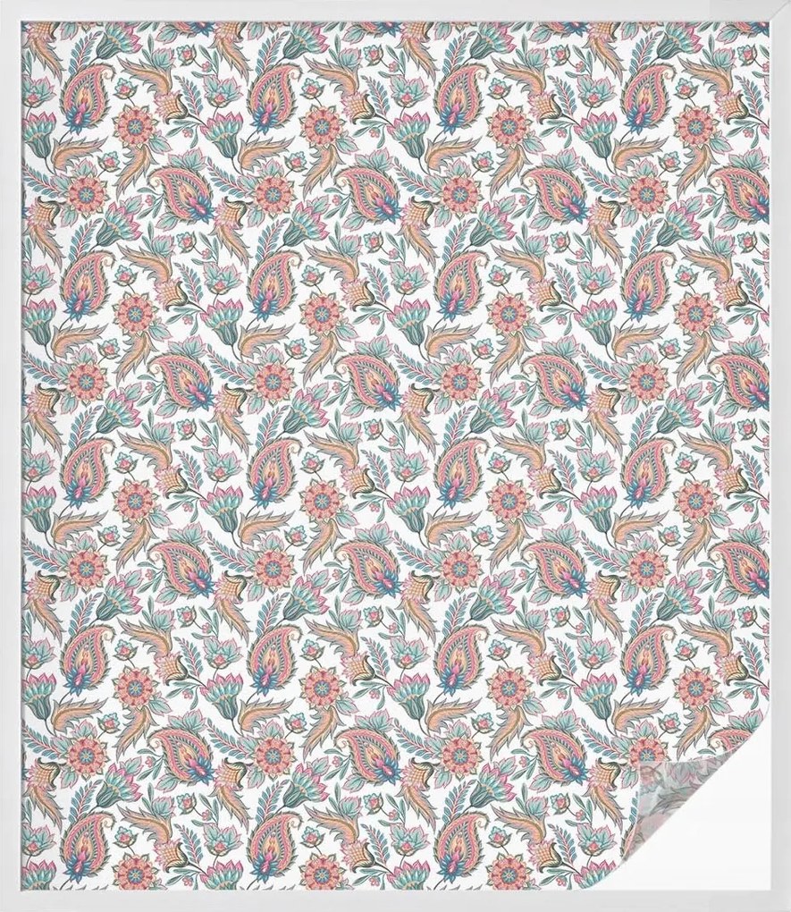 Tejfólia Ablaküveg Védelem és Adatvédelem Virágos elegancia 100x116