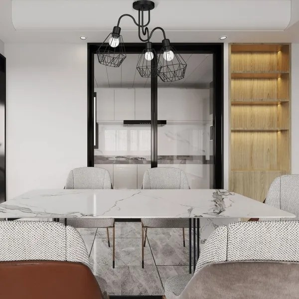 Felületre szerelhető csillár BERGEN 3xE27/60W/230V