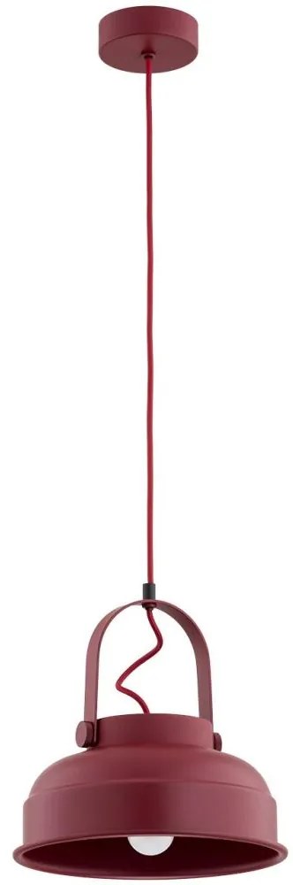 Argon 8286 - Csillár zsinóron DAKOTA 1xE27/15W/230V piros