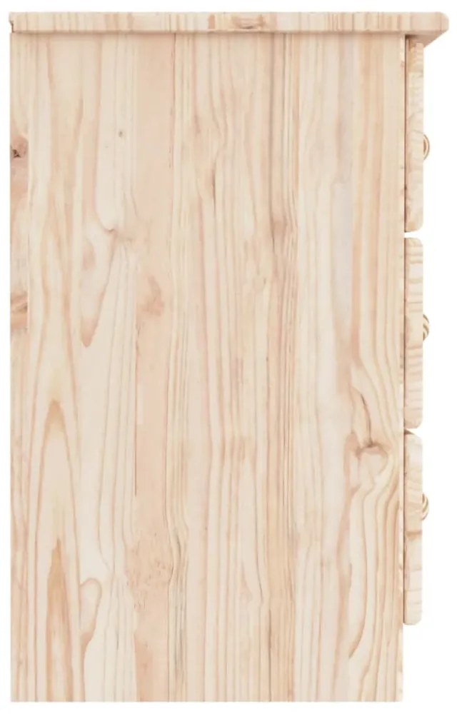 vidaXL ALTA tömör fenyőfa éjjeliszekrény 41 x 35 x 55,5 cm