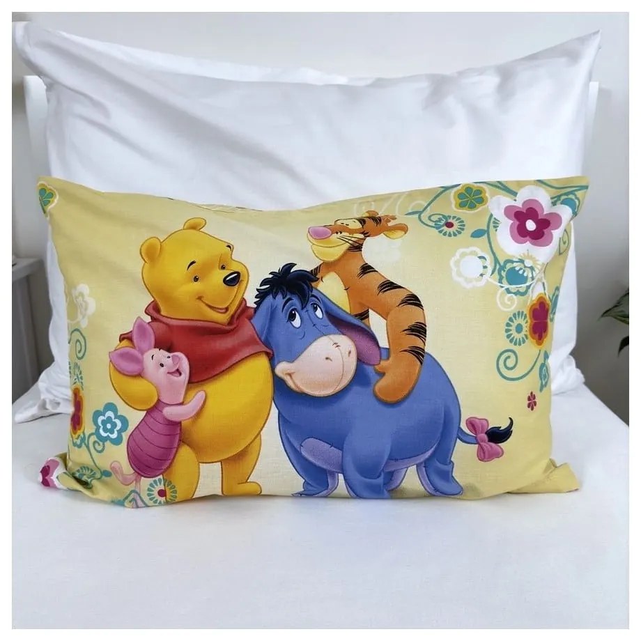 Pamut gyerek ágyneműhuzat babaágyhoz 100x135 cm Winnie-the-Pooh – Jerry Fabrics