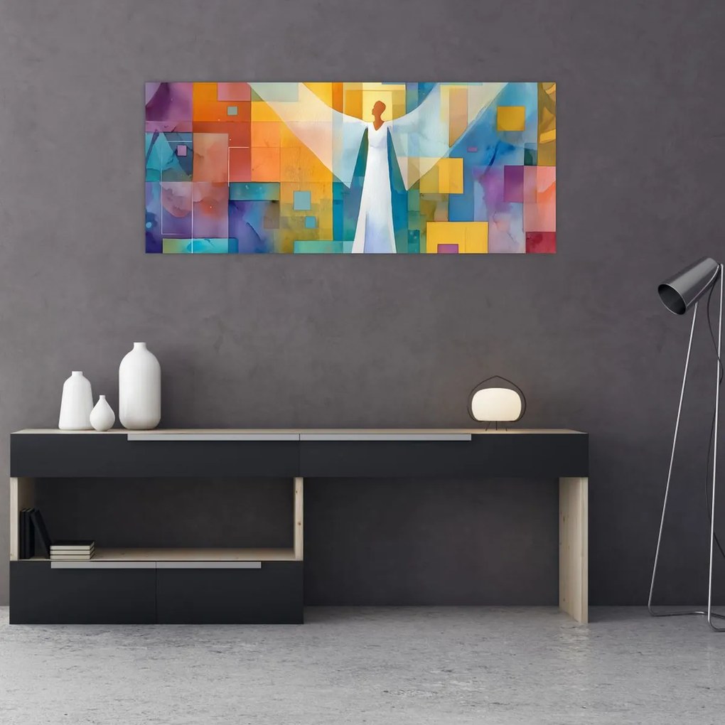 Kép - Geometrikus angyal (120x50 cm)