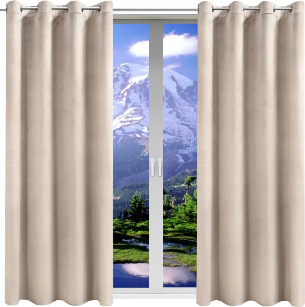 Kész függöny Velúr 140x240 sima átvezetővel velúr bársony szett