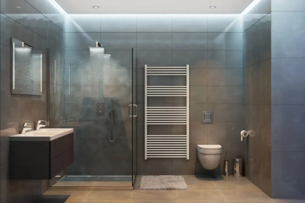 Törölközőszárító radiátor 75 x 160 cm - Nero Italia (fehér)