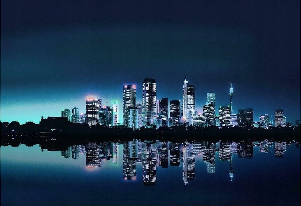 Fotótapéta Város Éjszaka New York Hálószoba 312x219