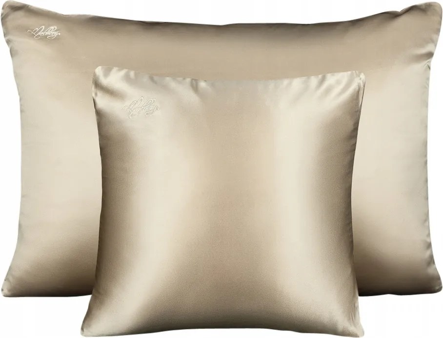 100% Selyem párnahuzat 70x80 párnahuzat Caramel karamell