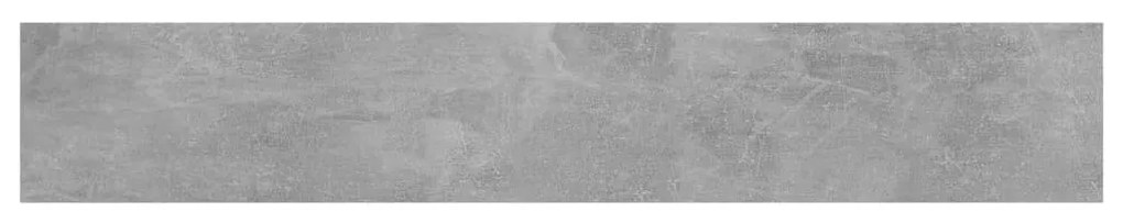 4 db betonszürke szerelt fa könyvespolc 60 x 10 x 1,5 cm