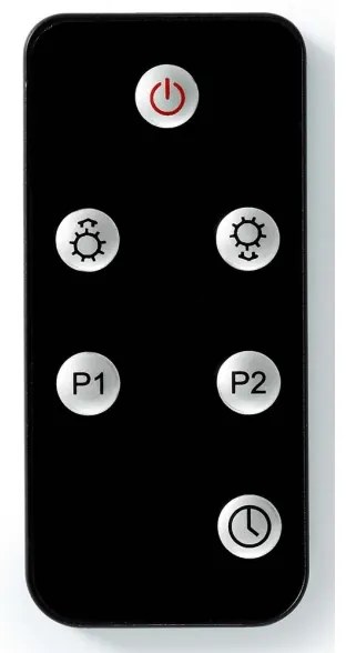 Nedis HTPA30ESS - Kültéri elektromos fűtőelem 2000W/230V IP65 + távirányító