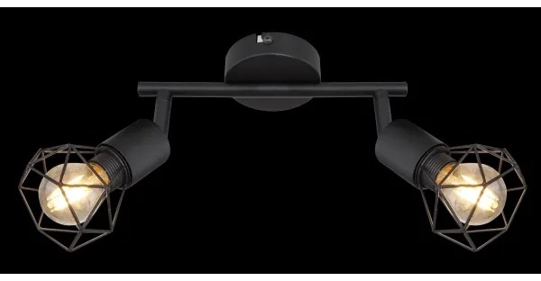 Globo - LED Spotlámpa XARA 2xE14/6W/230V fekete