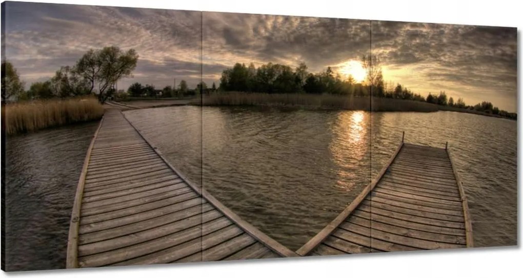 Festmények 120x60 Híd Dymaczewben