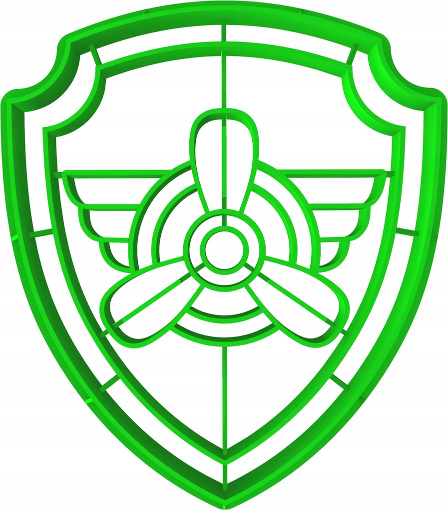 Sütemény lyukasztó bélyegzővel Mese Mancs Őrjárat Skye jelvény 8cm