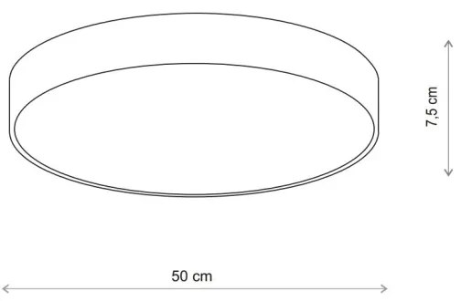Brilagi - Mennyezeti lámpa CLARE 4xE27/40W/230V átm. 50 cm bézs