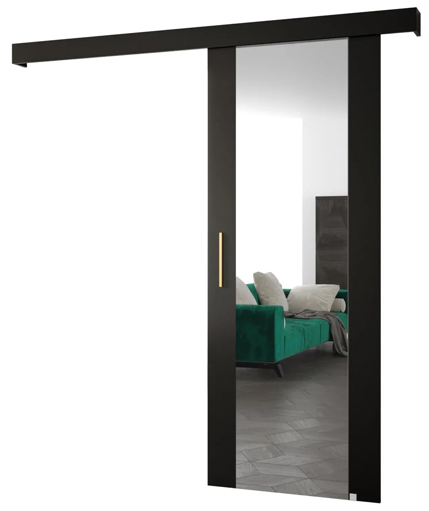 Tolóajtó 70 cm Slavdro 2 (matt fekete). 1108736