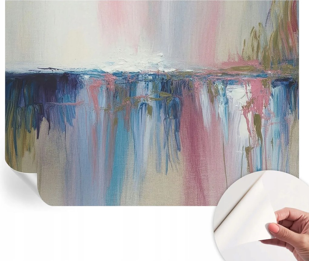 Öntapadós fali fotótapéta Hálószobába Színes absztrakt 208x146