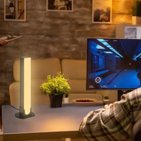 Brilo - KÉSZLET 2x LED RGBIC Dimmelhető asztali lámpa LED/12W/230V 3000-6500K Wi-Fi Tuya