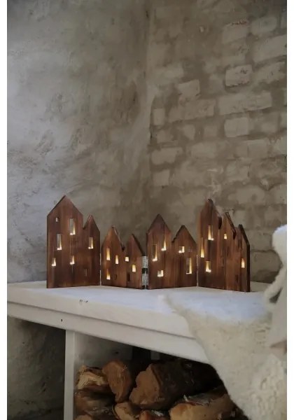 Markslöjd 706212 - LED karácsonyi dekoráció VIEW LED/0,9W/230V fenyő/barna