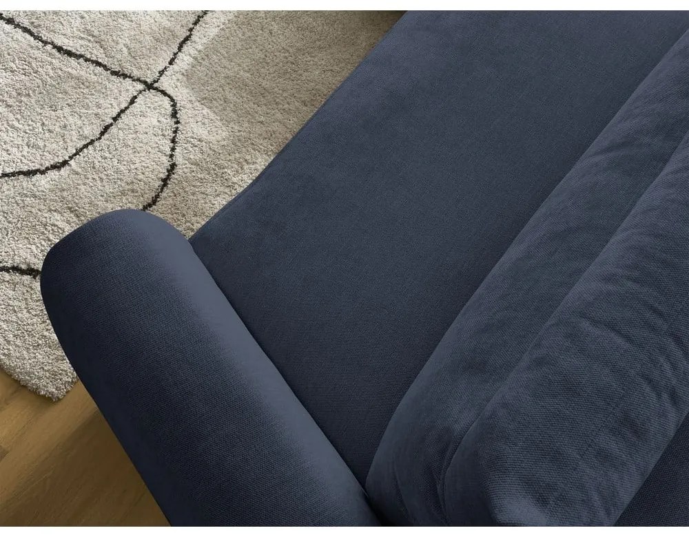 Sötétkék sarokkanapé Aden – Bobochic Paris