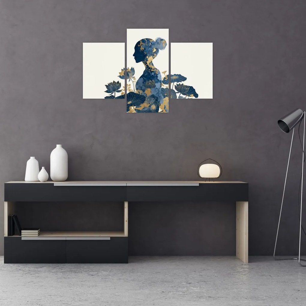 Kép - Márvány női profil (90x60 cm)