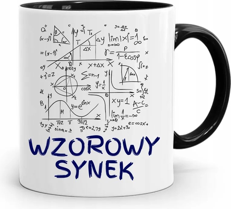 Bögre Fekete Ajándék Fiúnak Mintás Fiú nyomott mintával