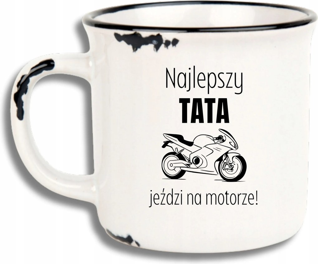 Bögre Fehér Retro Vicces Ajándék Apák Napja Legjobb Apa Lovagol