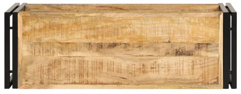 tömör mangófa TV-szekrény 90 x 30 x 40 cm