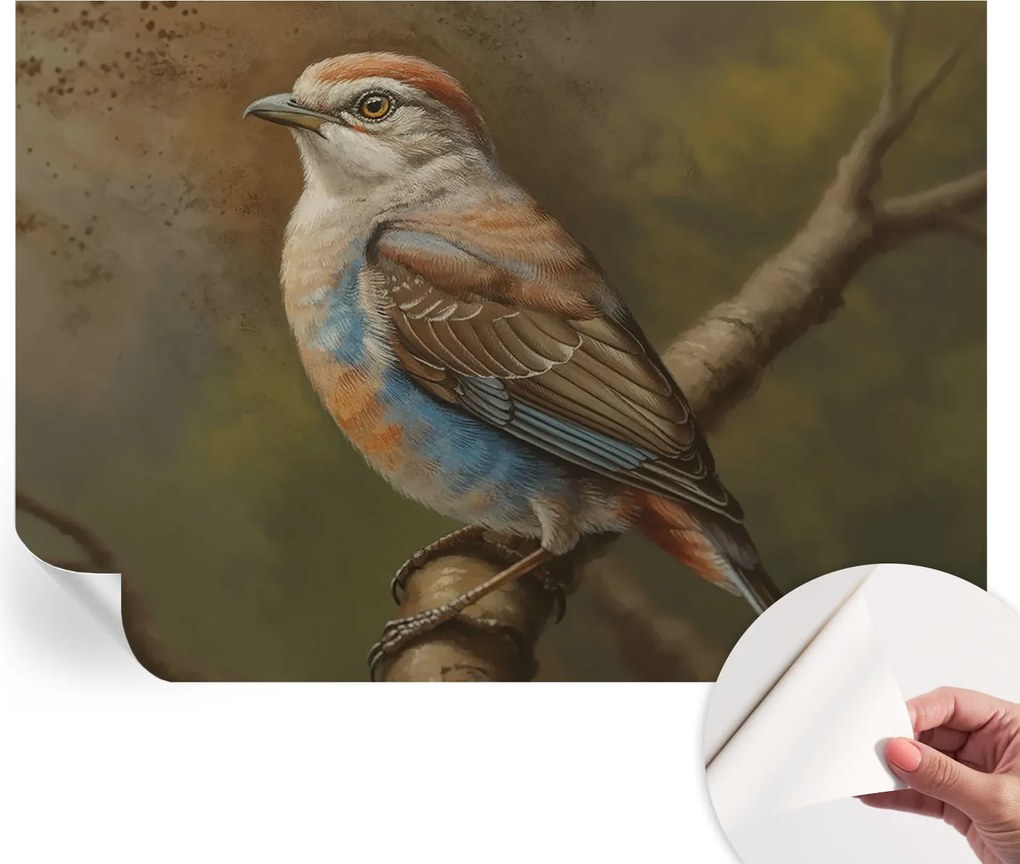 Öntapadós Dekoratív Fotótapéta Hálószobába Madár portré 208x146 cm