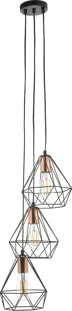 Dar lighting modern függeszték deyon fekete dardey0322