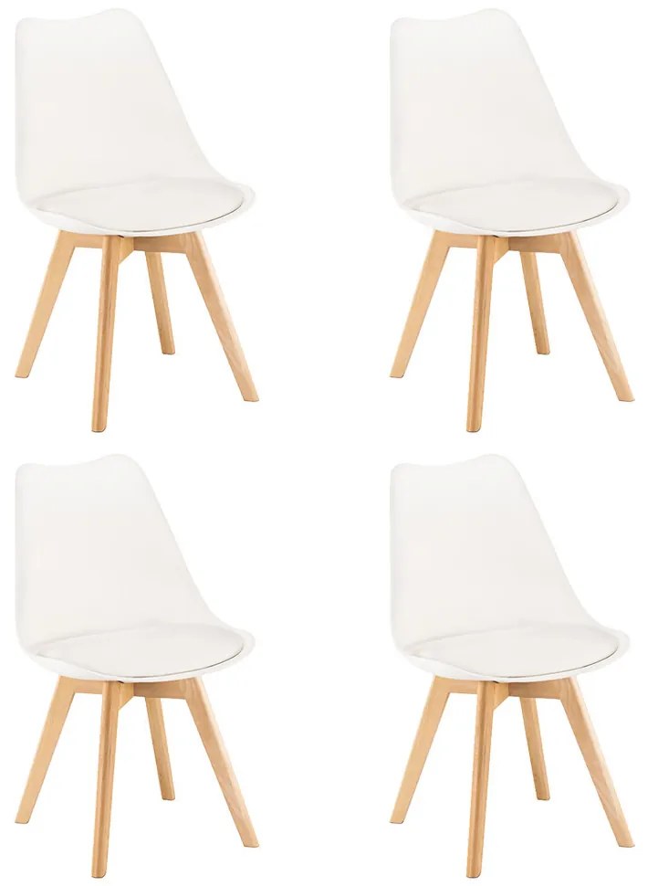 Silla étkezőszék 4 db fehér színben