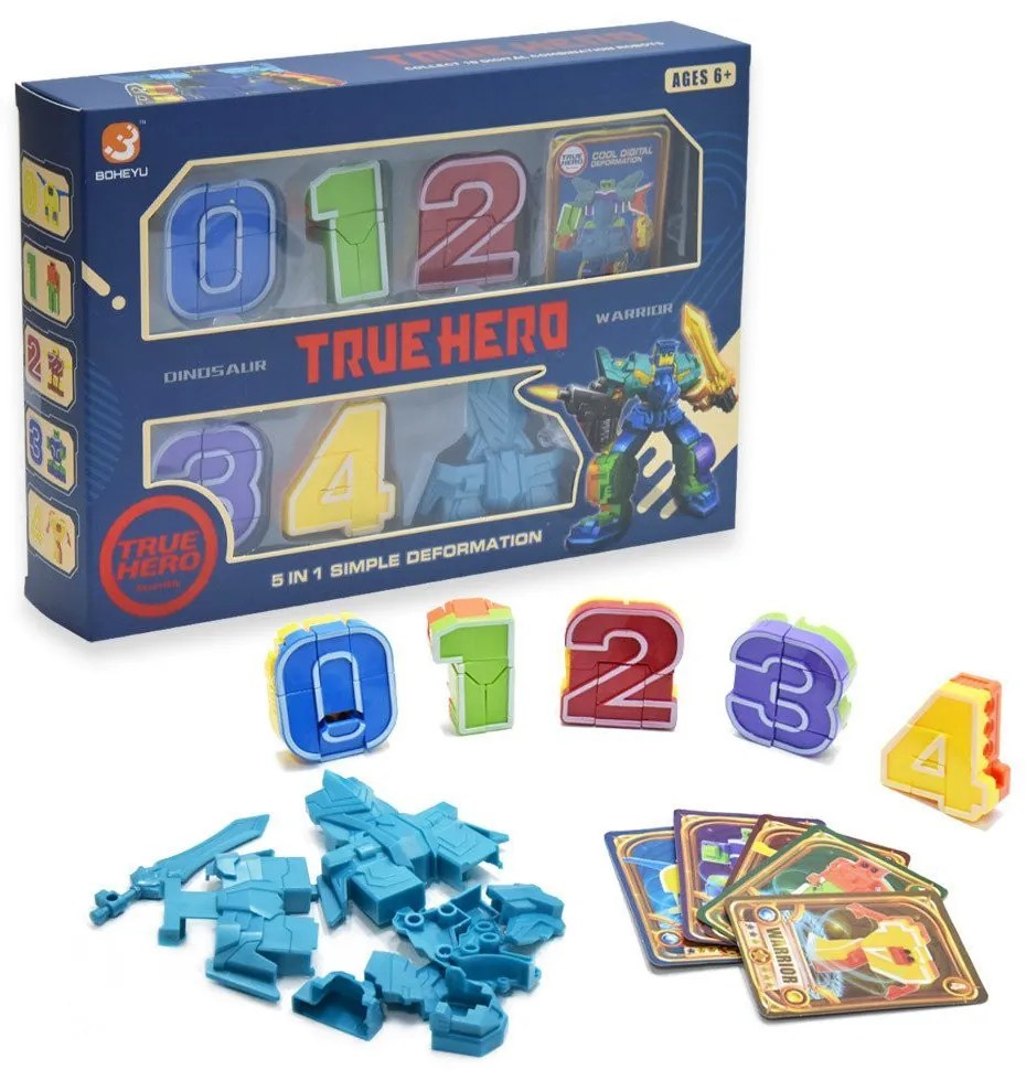 Transformer Betű Játék Készlet 1-4 és 5-9 választható