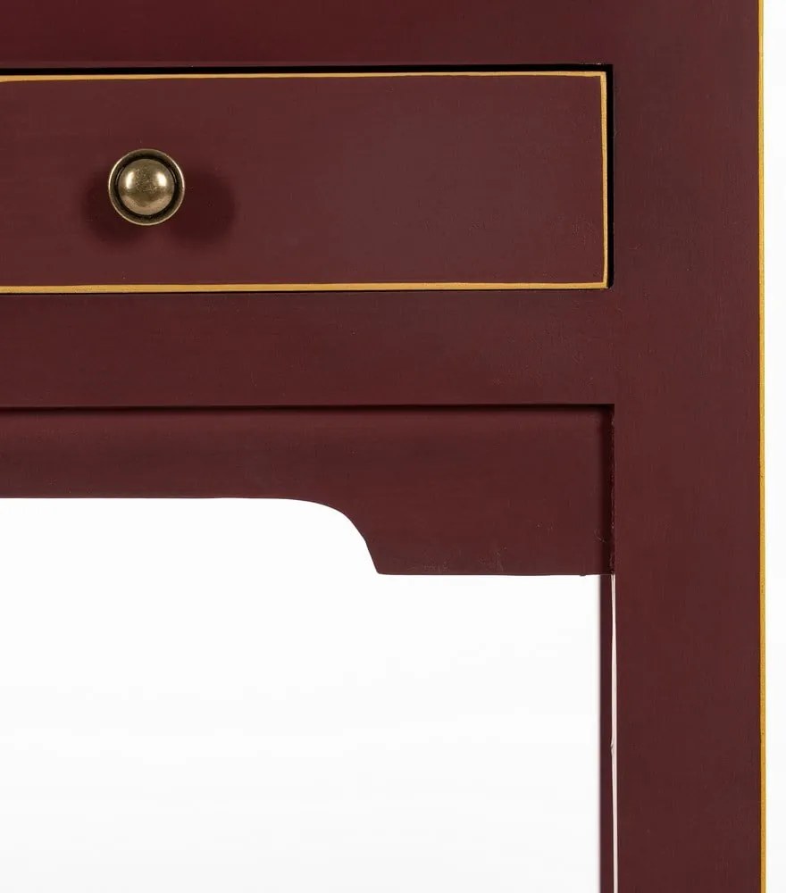 Barna konzolasztal 26x63 cm Diana – Ixia