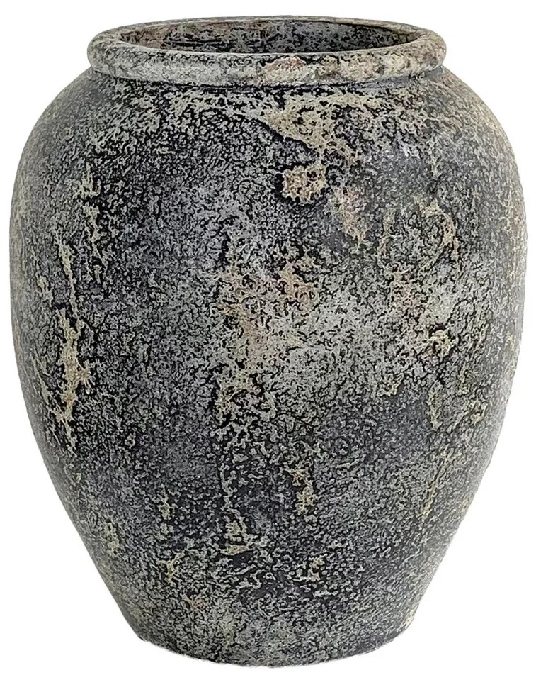 Capelo dekorációs váza terrakotta, szürke, Ø44x49 cm