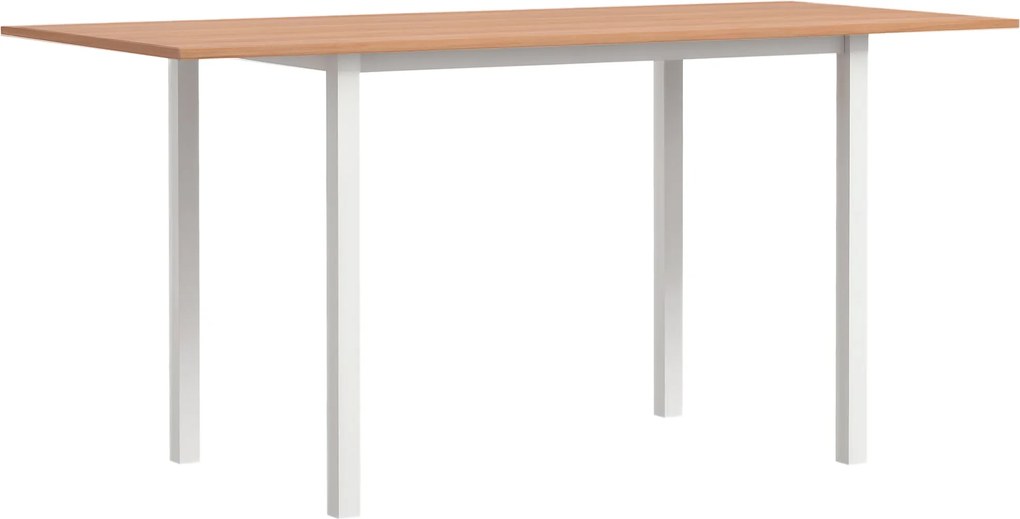 HOMCOM Nyitható Étkezőasztal 6 Fős Konyhai Asztal, 110-160 x 70 x 76 cm, Acél, Barna | Aosom