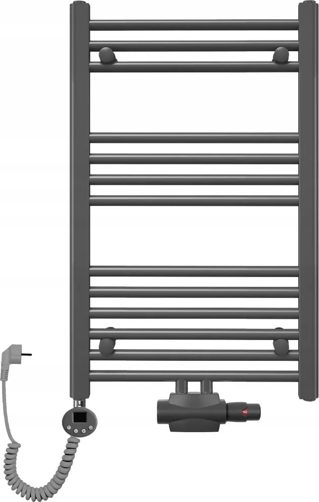 Fürdőszobai víz-elektromos radiátor Trm 800x500 antracit létra