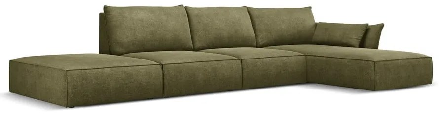 Zöld sarokkanapé (jobb oldali) Vanda – Mazzini Sofas