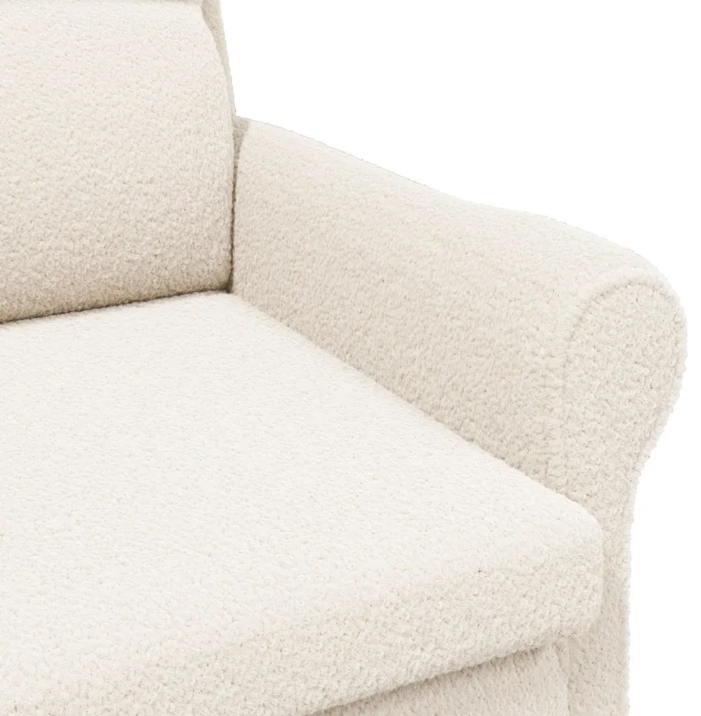 Ergonomikus Karosszék Krém Szövet, Fa Szabványos Ergonomikus