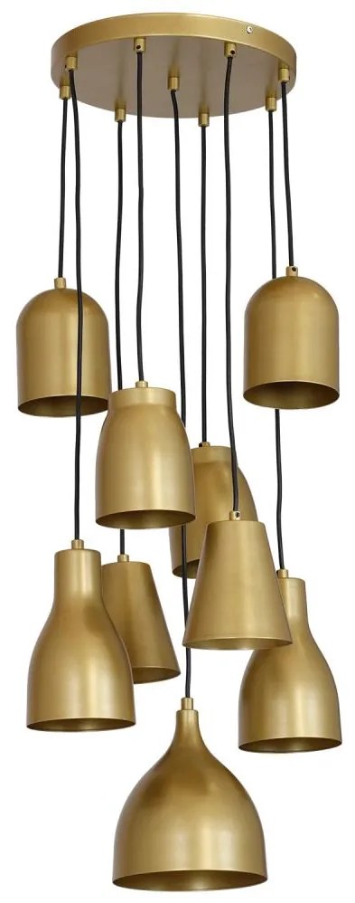 Csillár zsinóron CLUB 9xE27/60W/230V