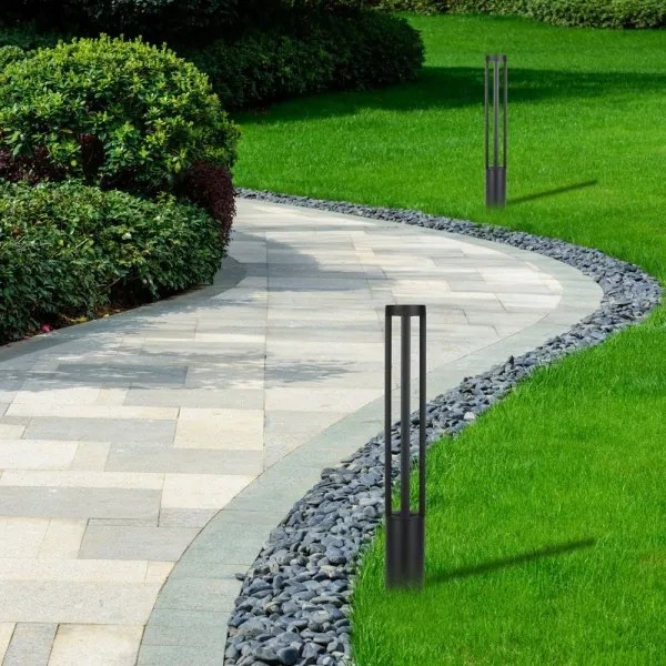 LED Kültéri lámpa LED/10W/230V 80cm 6400K IP65 fekete