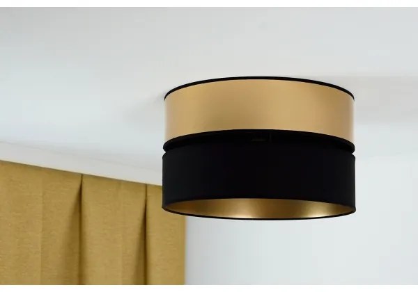 Brilagi - Mennyezeti lámpa ROYAL 1xE27/15W/230V átm. 40 cm fekete/arany