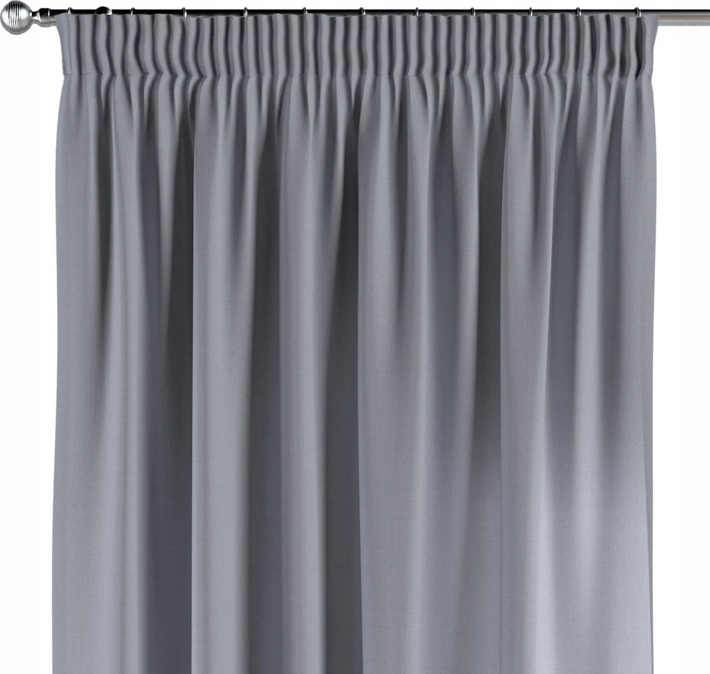 Függöny ráncoló szalaggal 1 db 130x260cm szürke