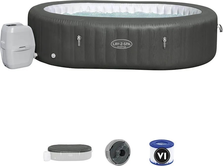 Lay-Z-Spa Mauritius AirJet masszázsmedence 270 cm x 180 cm x 71 cm