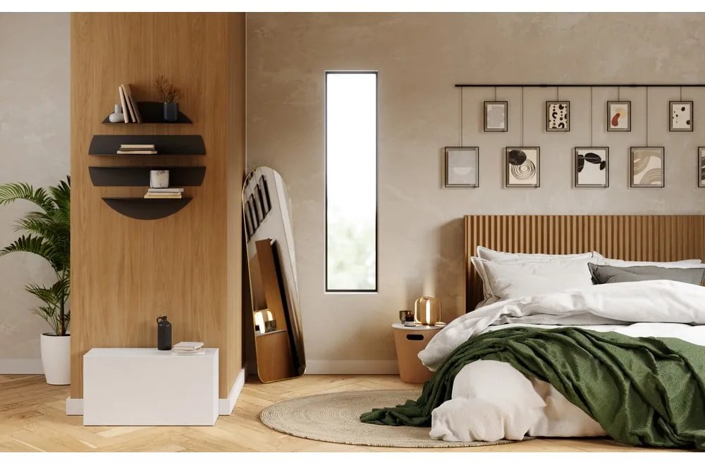 Fekete fém polc készlet 4 db-os 76 cm Solis – Umbra