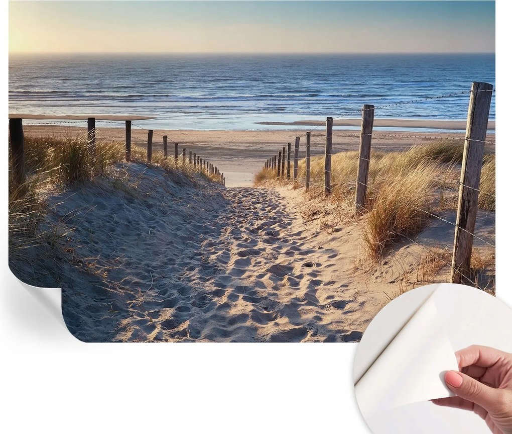 Öntapadós Dekoratív Fotótapéta Hálószobába Tengerparti ösvény 312x219 cm